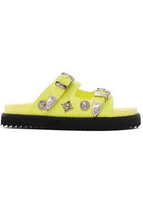 TOGA ARCHIVES SSENSE Exclusive Kids Yellow Sandals