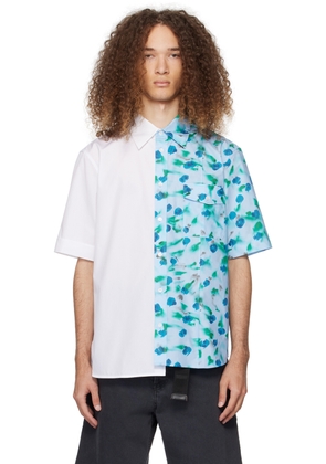 Marni Blue & White Floral Shirt