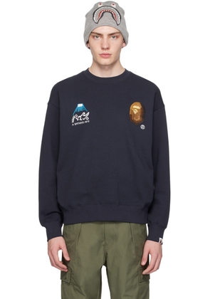 BAPE Navy Souvenir Sweatshirt