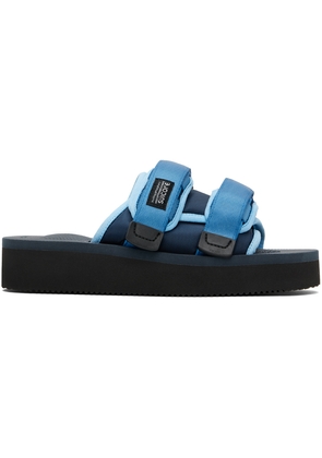 SUICOKE Blue MOTO-PO Sandals