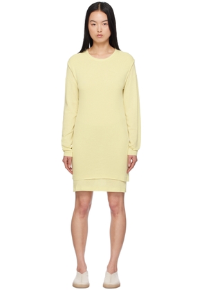 LEMAIRE Yellow Double Layer Minidress
