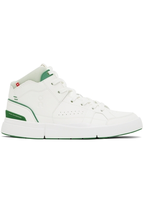 On White 'THE ROGER' Clubhouse Mid Sneakers