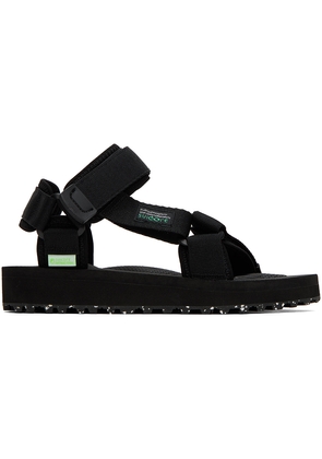 SUICOKE Black DEPA-2Cab-ECO Sandals