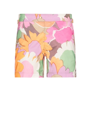 TOM FORD Swim Short in Bold Daisy - Pink. Size 50 (also in 48, 52).