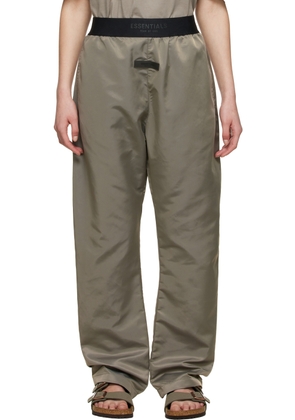 Fear of God ESSENTIALS Taupe Nylon Trousers