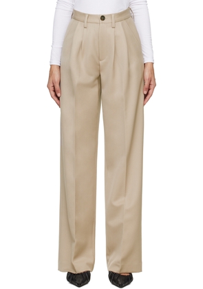 ANINE BING Taupe Carrie Trousers