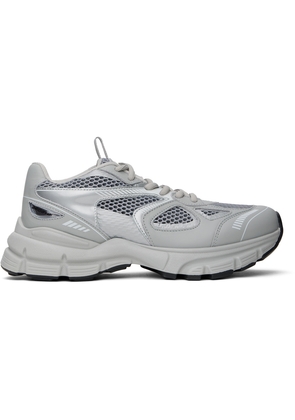 Axel Arigato Gray & Silver Marathon Sneakers