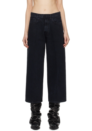 R13 Black Ankled D'Arcy Jeans