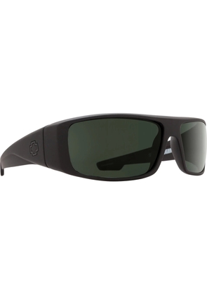 Spy LOGAN HD Plus Grey Green Wrap Mens Sunglasses 670939973863