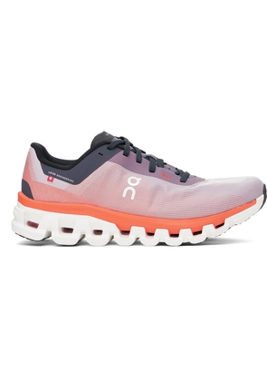 On Purple & Orange Cloudflow 4 Sneakers