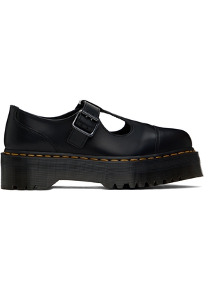 Dr. Martens Black Bethan Polished Smooth Leather Loafers