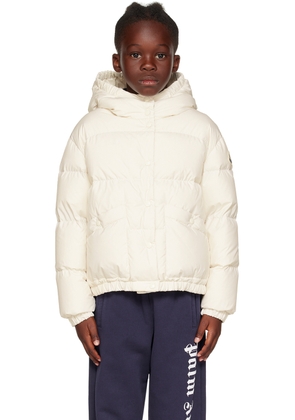 Moncler Enfant Kids White Ebre Down Jacket