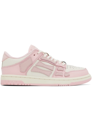 AMIRI Pink & White Skel Top Low Sneakers