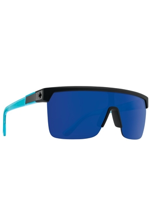 Spy FLYNN 5050 HD Plus Gray Green with Dark Blue Spectra Mirror Shield Unisex Sunglasses 6700000000083