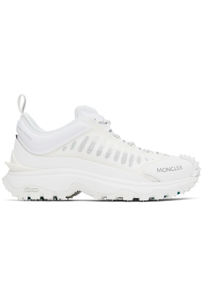 Moncler White Trailgrip Lite Sneakers