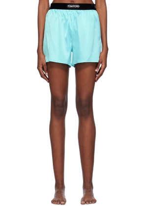 TOM FORD Blue Patch Shorts