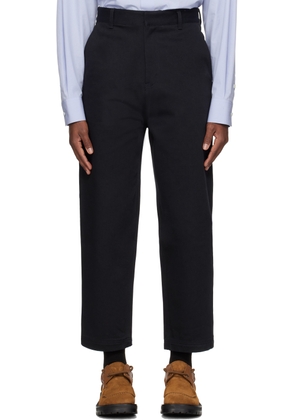 ADER error Navy Significant Zip-Fly Trousers