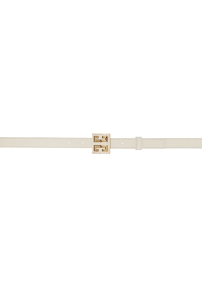 Givenchy White 4G Belt