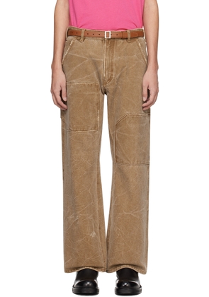 Acne Studios Brown Patch Trousers