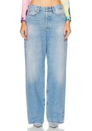 Acne Studios Low Rise Baggy Wide Leg in Light Blue - Blue. Size 42 (also in 38).