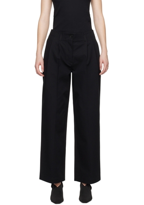 TOTEME Black Relaxed Trousers