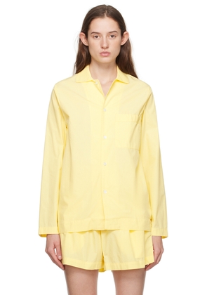Tekla Yellow Long Sleeve Pyjama Shirt