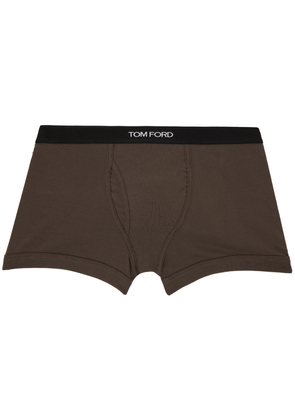 TOM FORD Brown Classic Fit Boxer Briefs
