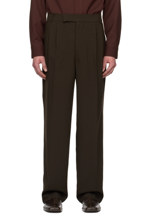The Frankie Shop Brown Beo Trousers