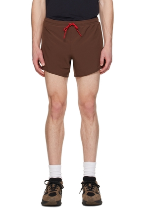 District Vision Brown 5in Training Shorts