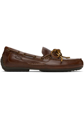 Polo Ralph Lauren Tan Roberts Leather Driver Loafers