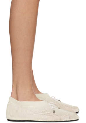 TOTEME Off-White 'The Knitted' Ballerina Flats