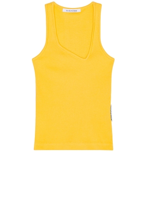 Bianca Saunders Y Neck Vest in Honey - Mustard. Size L (also in S).