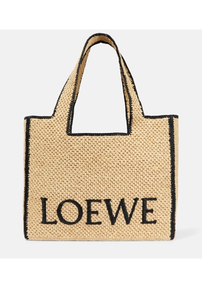 Loewe Paula's Ibiza Large raffia tote bag