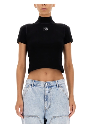 T By Alexander Wang Cropped T-Shirt
