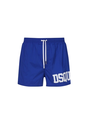 Dsquared2 Logo Swimsuit In Contrasting Color