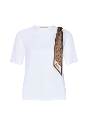 Herno Scarf-Detail Cotton T-Shirt
