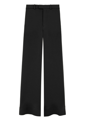 Saint Laurent tailored crepe trousers - Black