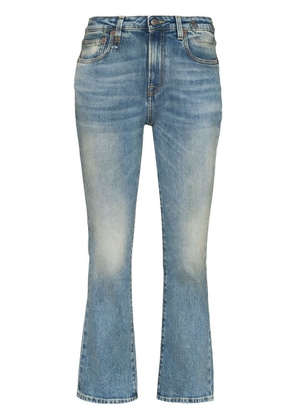 R13 mid-rise flared jeans - Blue