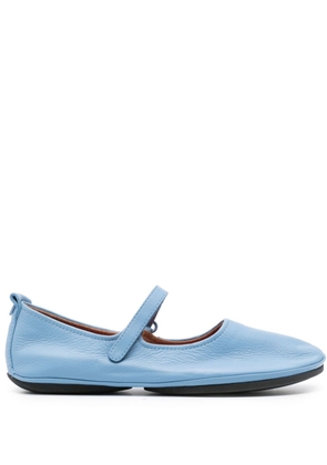 Camper Right Nina leather ballerina shoes - Blue