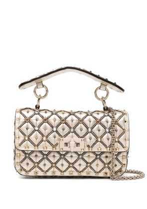 Valentino Garavani bead-embellished metallic tote bag - Gold