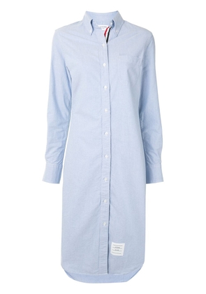 Thom Browne Oxford knee-length shirtdress - Blue