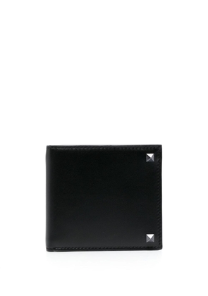 Valentino Garavani Rockstud bi-fold leather wallet - Black