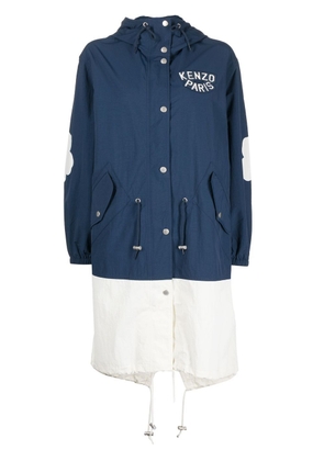 Kenzo Sailor long windbreaker jacket - Blue