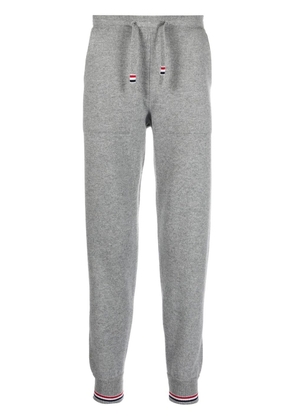 Thom Browne cashmere knitted track pants - Grey
