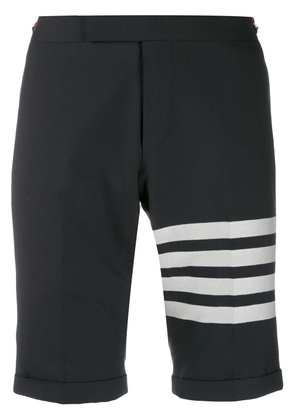 Thom Browne 4-Bar plain weave suiting shorts - Blue