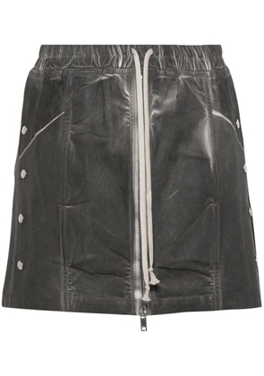 Rick Owens DRKSHDW Babel denim mini skirt - Grey