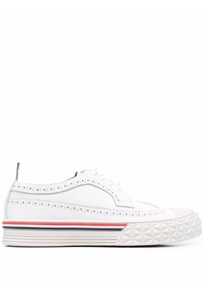 Thom Browne Collegiate longwing low-top sneakers - White