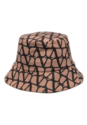 Valentino Garavani Toile Iconographe bucket hat - Brown