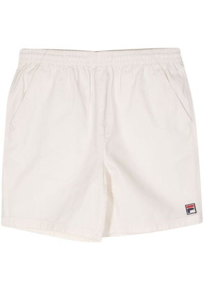Fila Venter logo-appliqué chino shorts - Neutrals