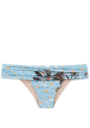 Clube Bossa Percy floral-print bikini bottoms - Blue